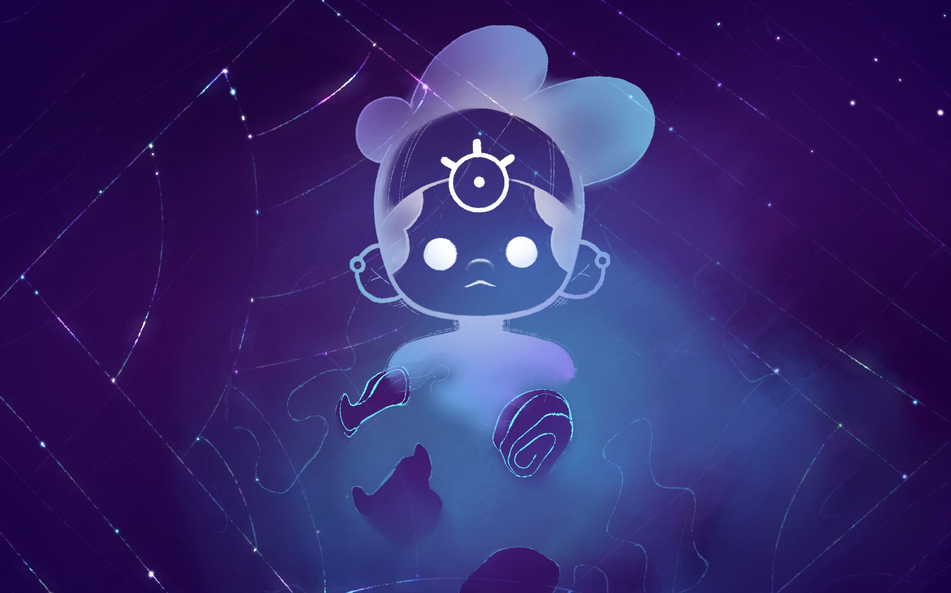 Onira as a luminous spirit in the dream realm